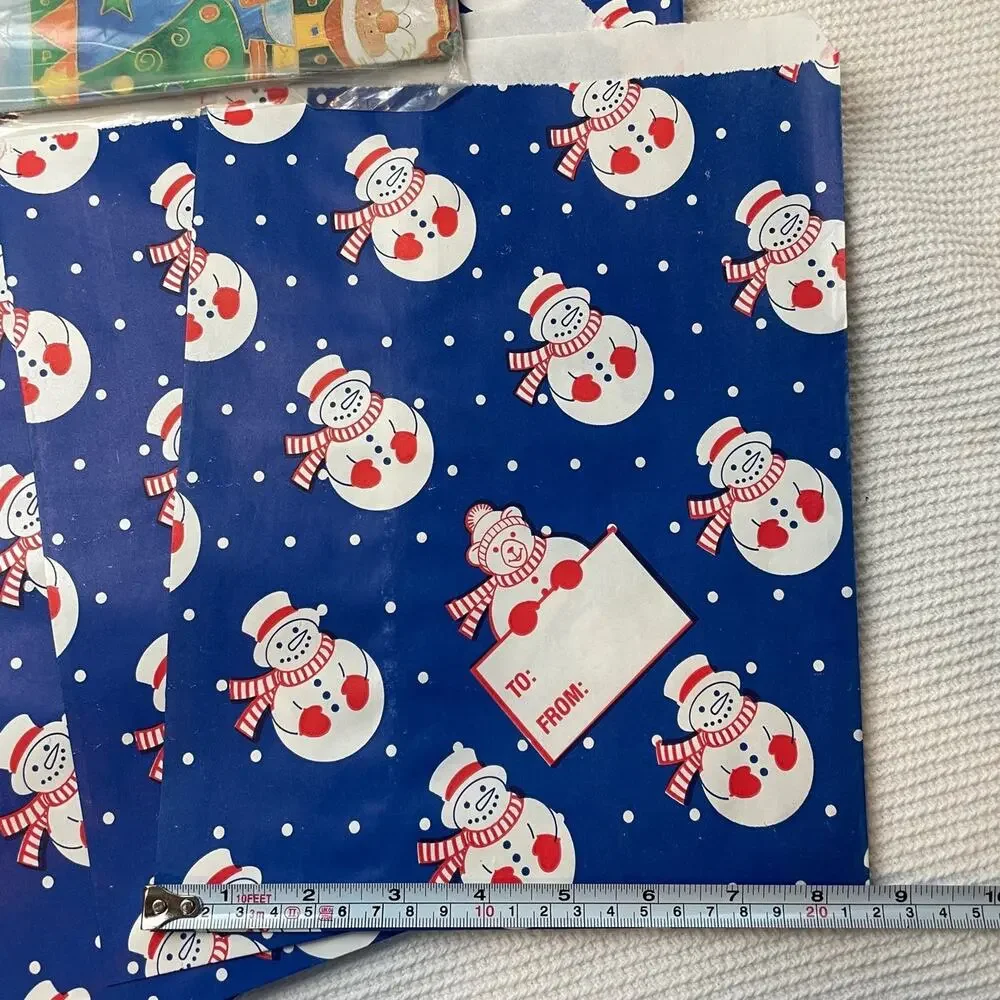 Vintage gift bags and vintage wrapping paper